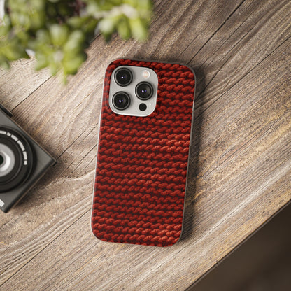 Autumn Yarn Chronicles - Warmth and Tradition in a Flexible Phone Case