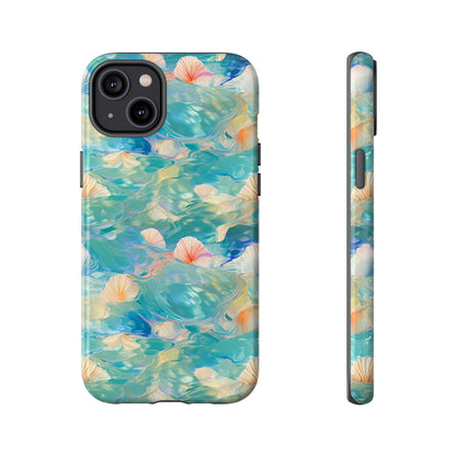 Watercolour Seashell Wonders - Protective Tough Phone Case