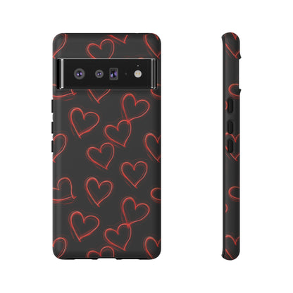 Neon Heartbeat - Phone Case