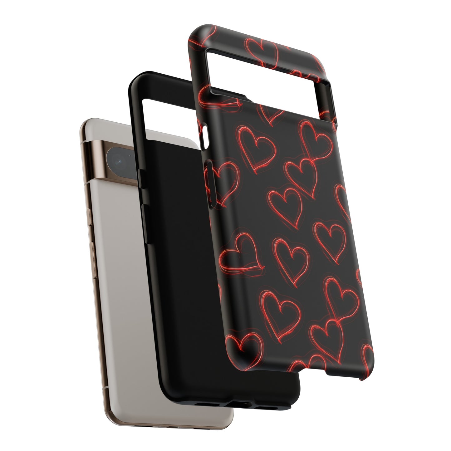 Neon Heartbeat - Phone Case