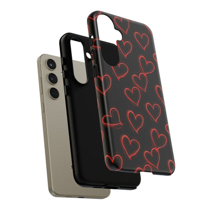 Neon Heartbeat - Phone Case