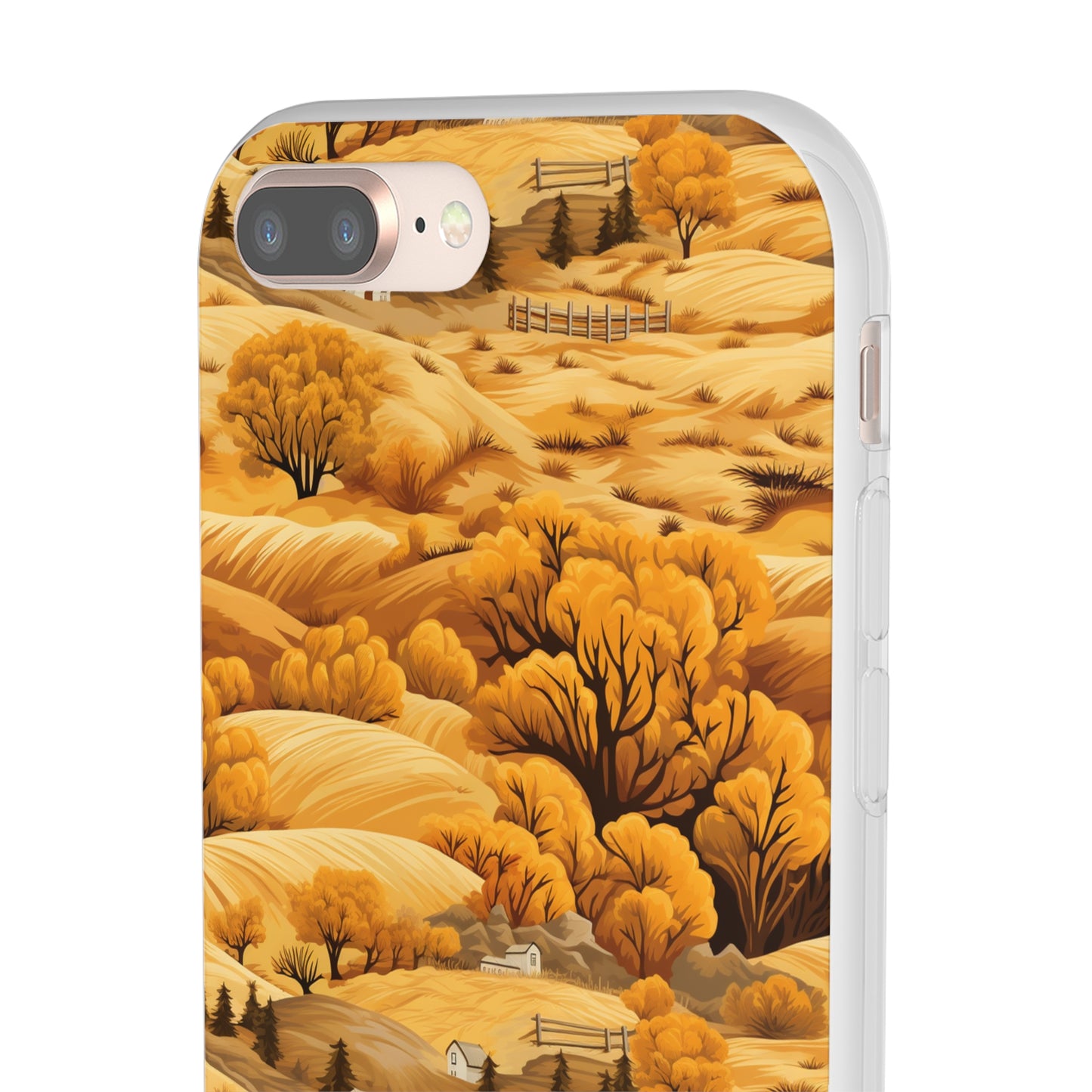 Rural Rhapsody: Early Autumn Farm Tales - Flexible Phone Case