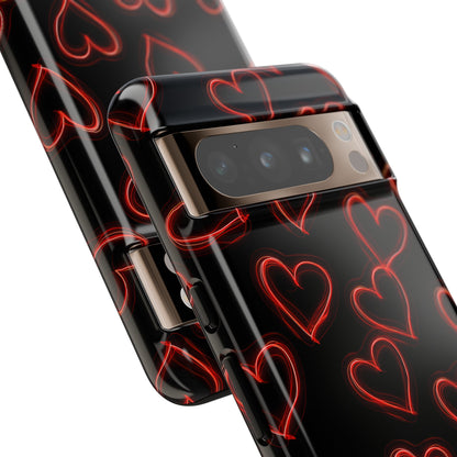 Neon Heartbeat - Phone Case