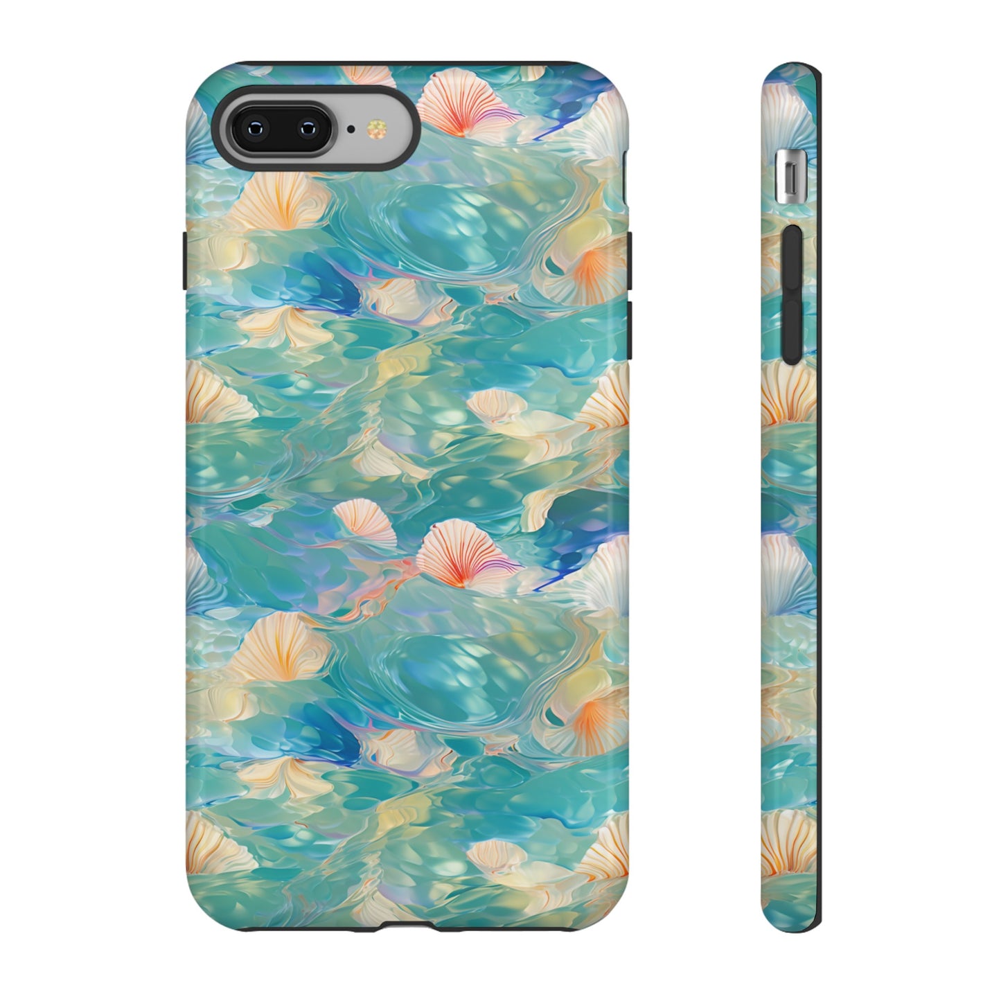 Watercolour Seashell Wonders - Protective Tough Phone Case