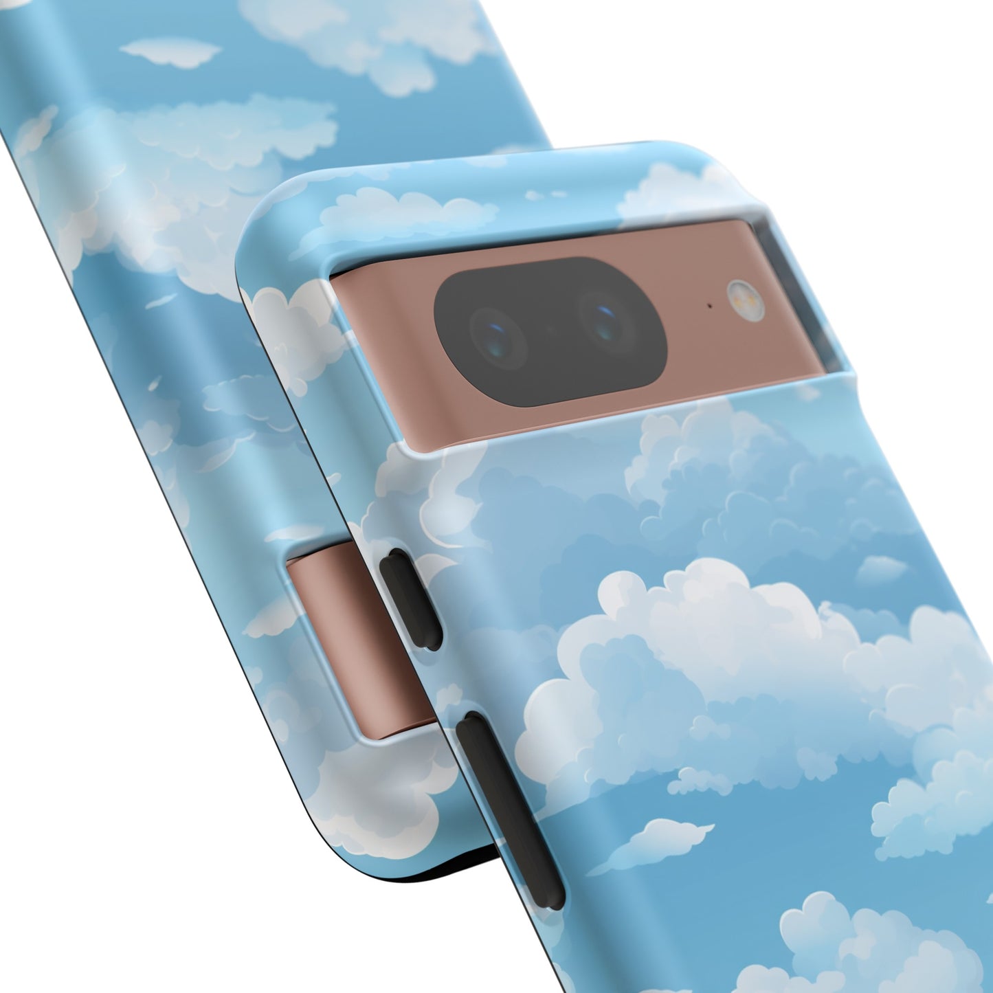 Azure Horizon Phone Case - Majestic Sky & Cloud Pattern - Tough Phone Case