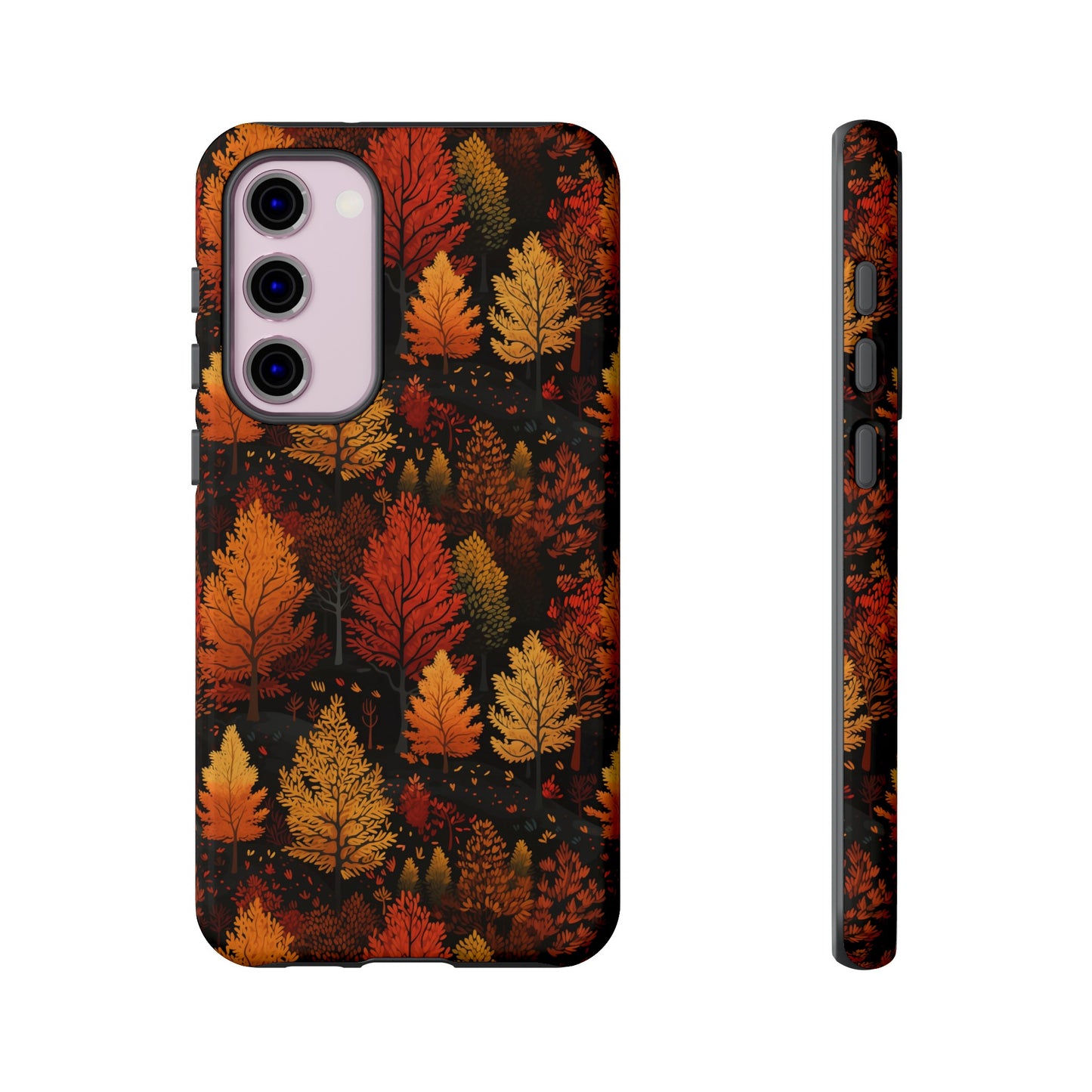 Bronzed Forest: A Chromatic Landscape - Tough Phone Case