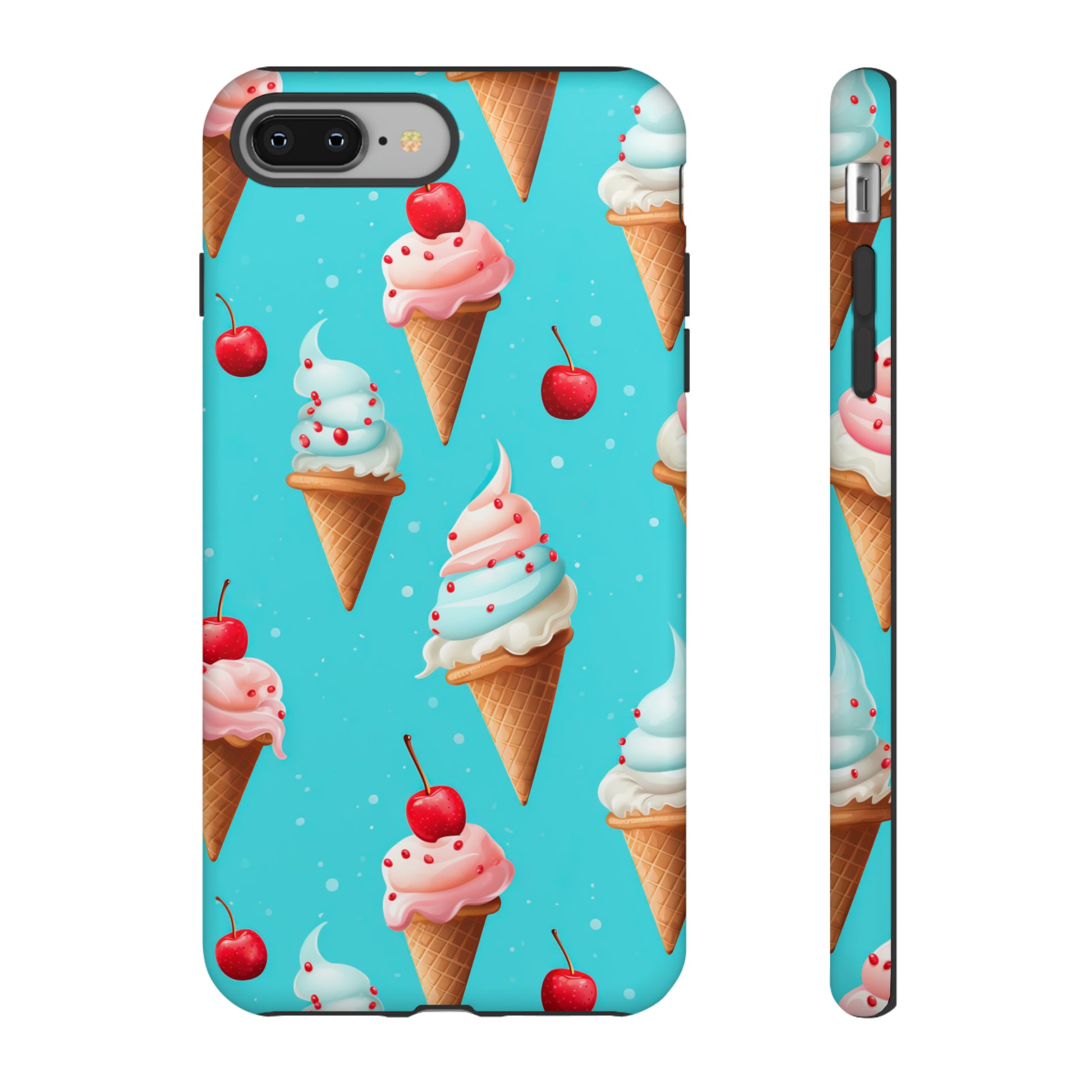 Sundae Funday - Ice Cream Cone Pattern Phone Case - iPhone & Samsung Compatible Phone Case Pattern Symphony   