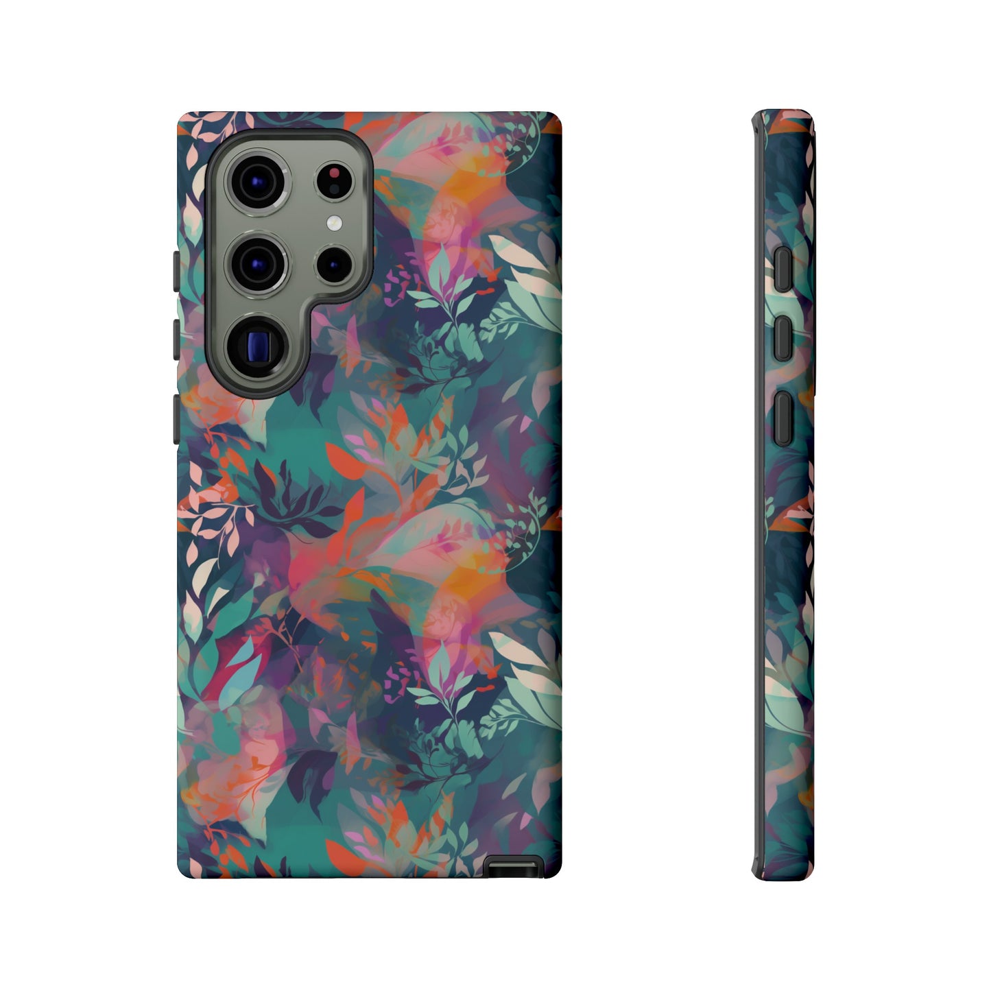 Botanical Bliss - Stylized Abstract Flower Design Tough Phone Case