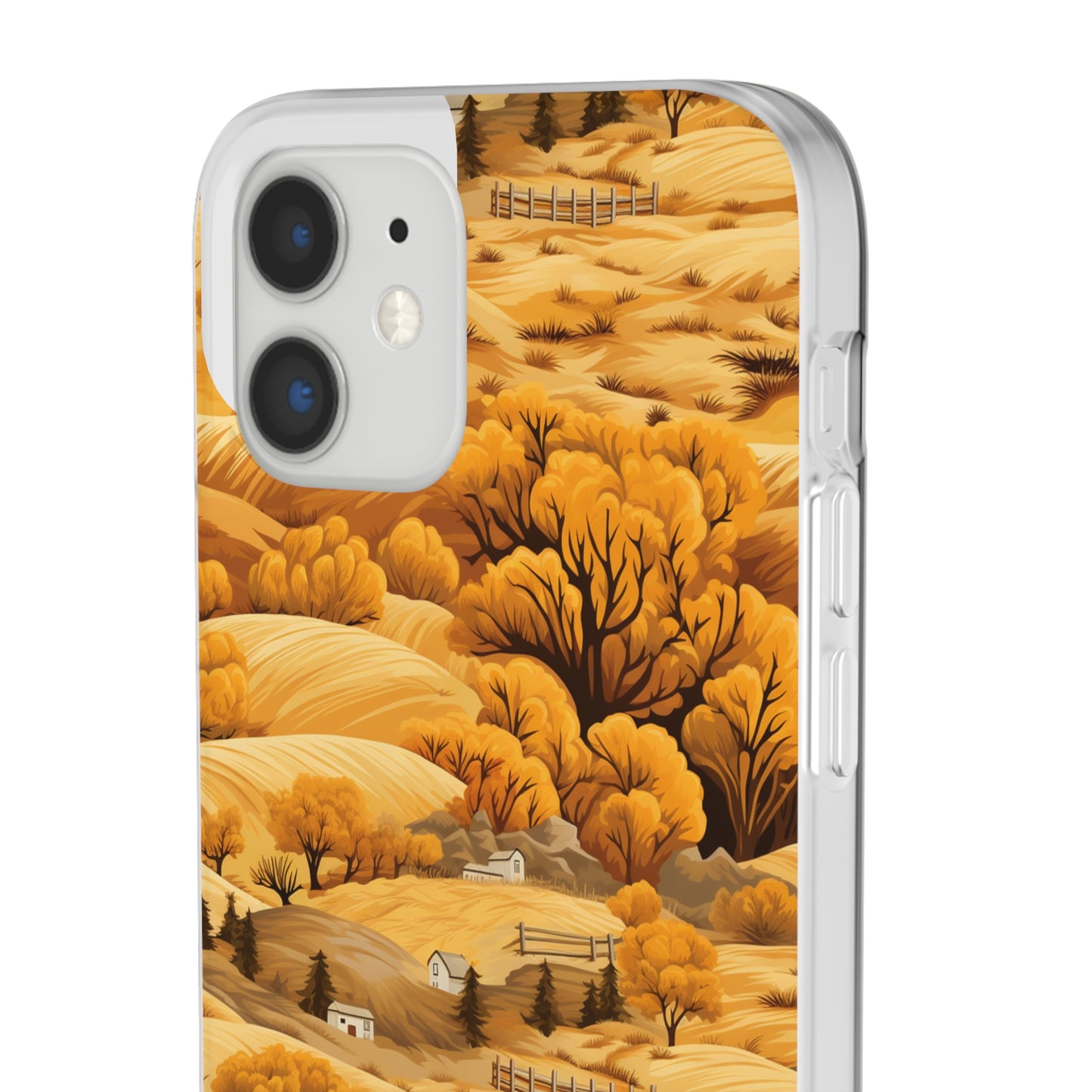 Rural Rhapsody: Early Autumn Farm Tales - Flexible Phone Case