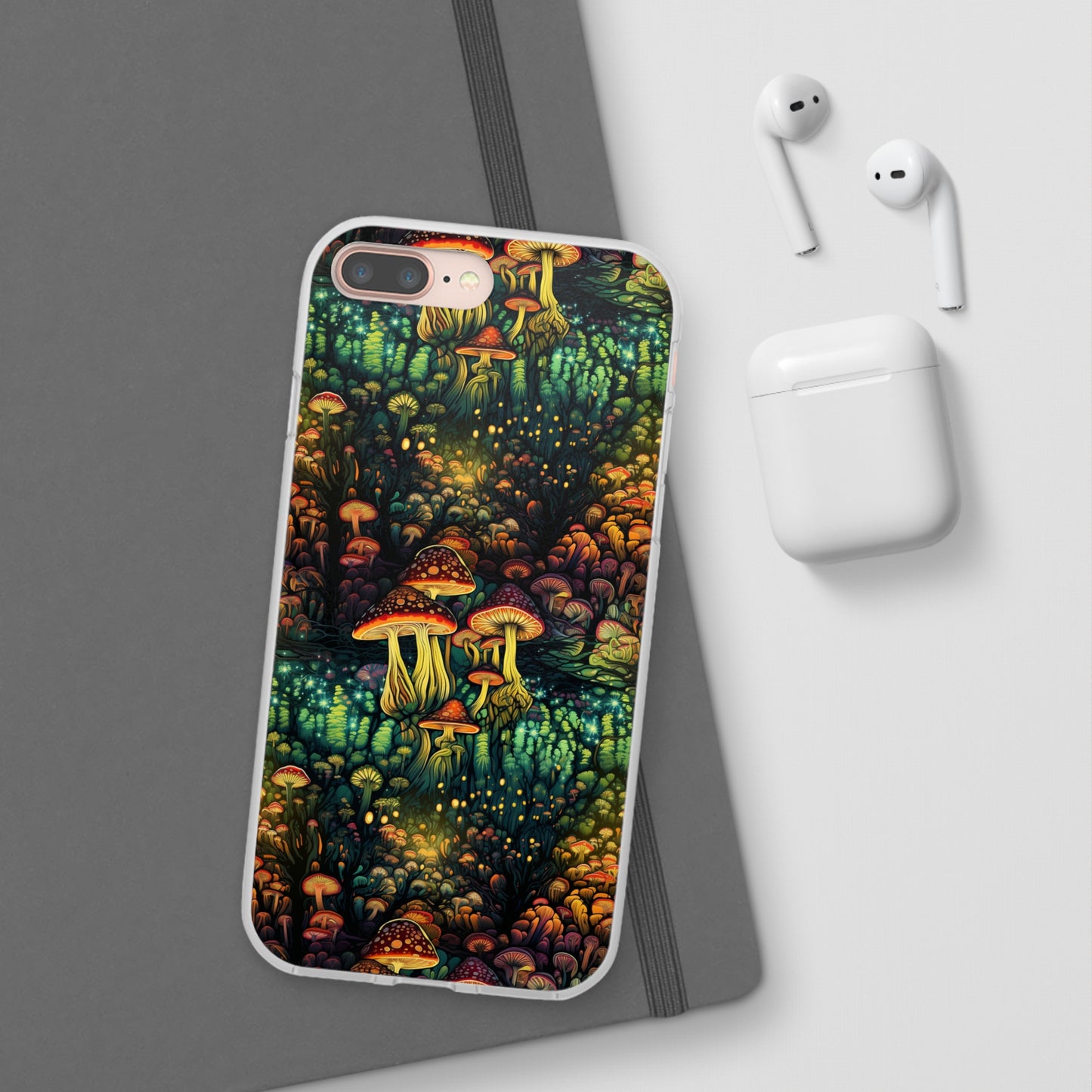 Neon Hallucinations: An Illumulated Autumn Spectacle - Flexible Phone Case