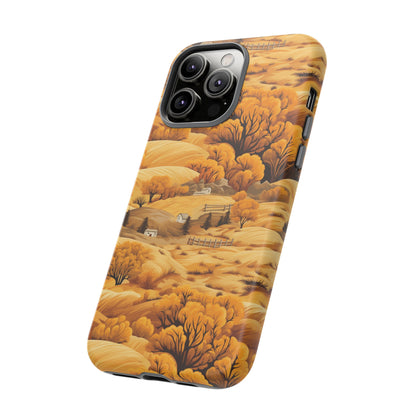 Rural Rhapsody: Early Autumn Farm Tales - Tough Phone Case