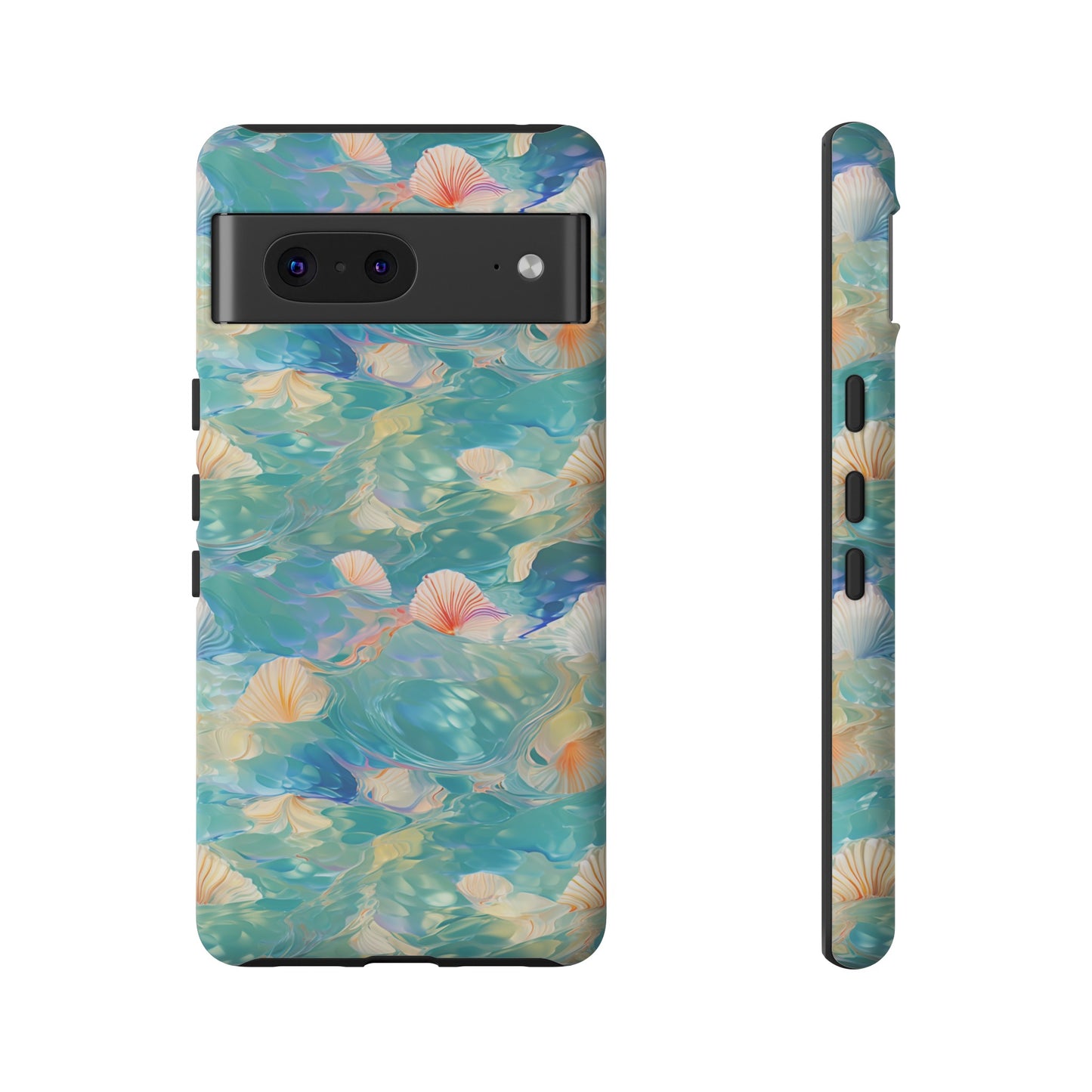 Watercolour Seashell Wonders - Protective Tough Phone Case