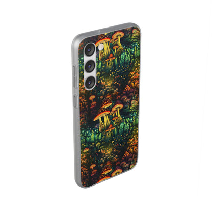 Neon Hallucinations: An Illumulated Autumn Spectacle - Flexible Phone Case