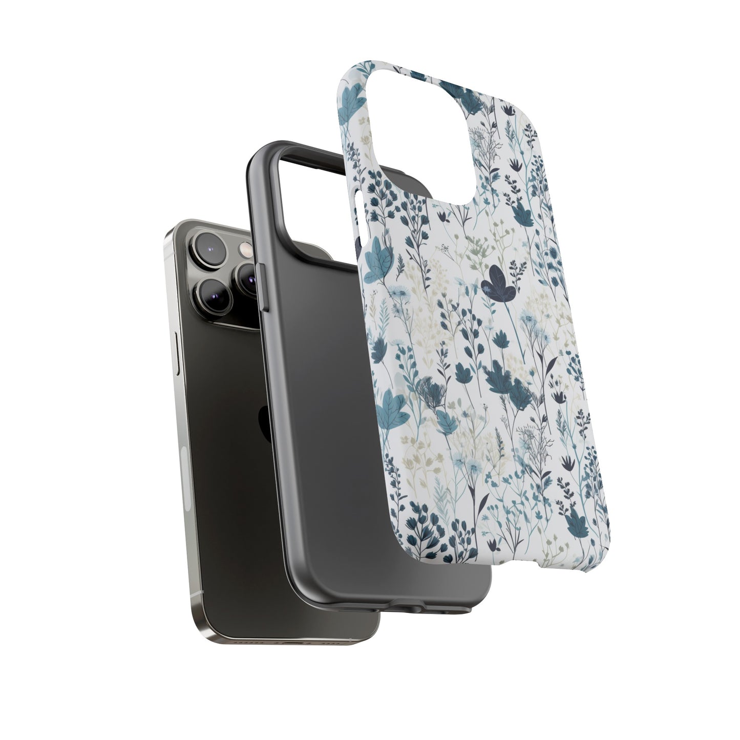 Serene Blue Wildflower - Phone Case