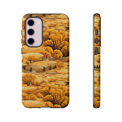 Rural Rhapsody: Early Autumn Farm Tales - Tough Phone Case