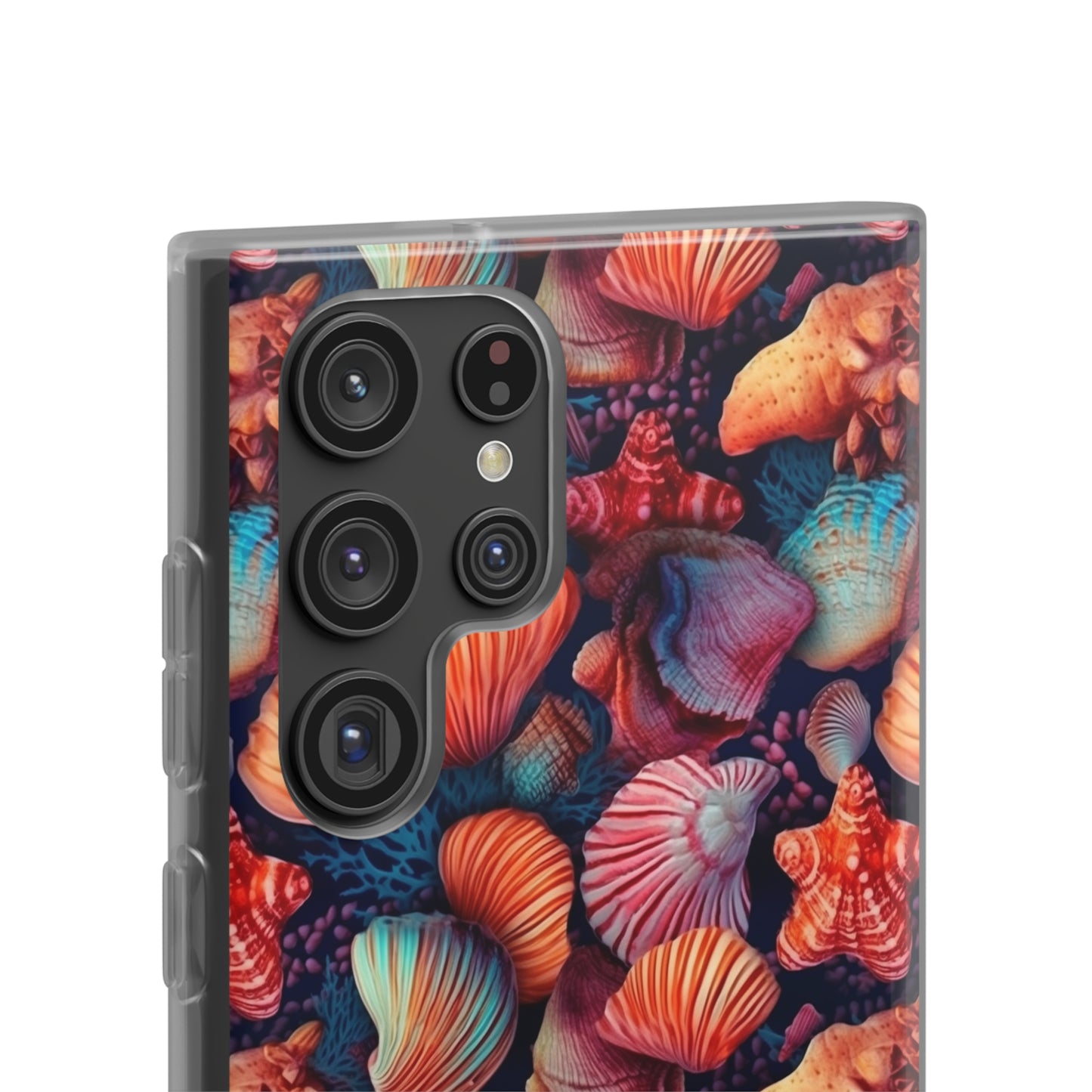 Vibrant Shallow Seascape - Flexible Phone Case Phone Case Pattern Symphony   