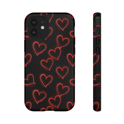 Neon Heartbeat - Phone Case