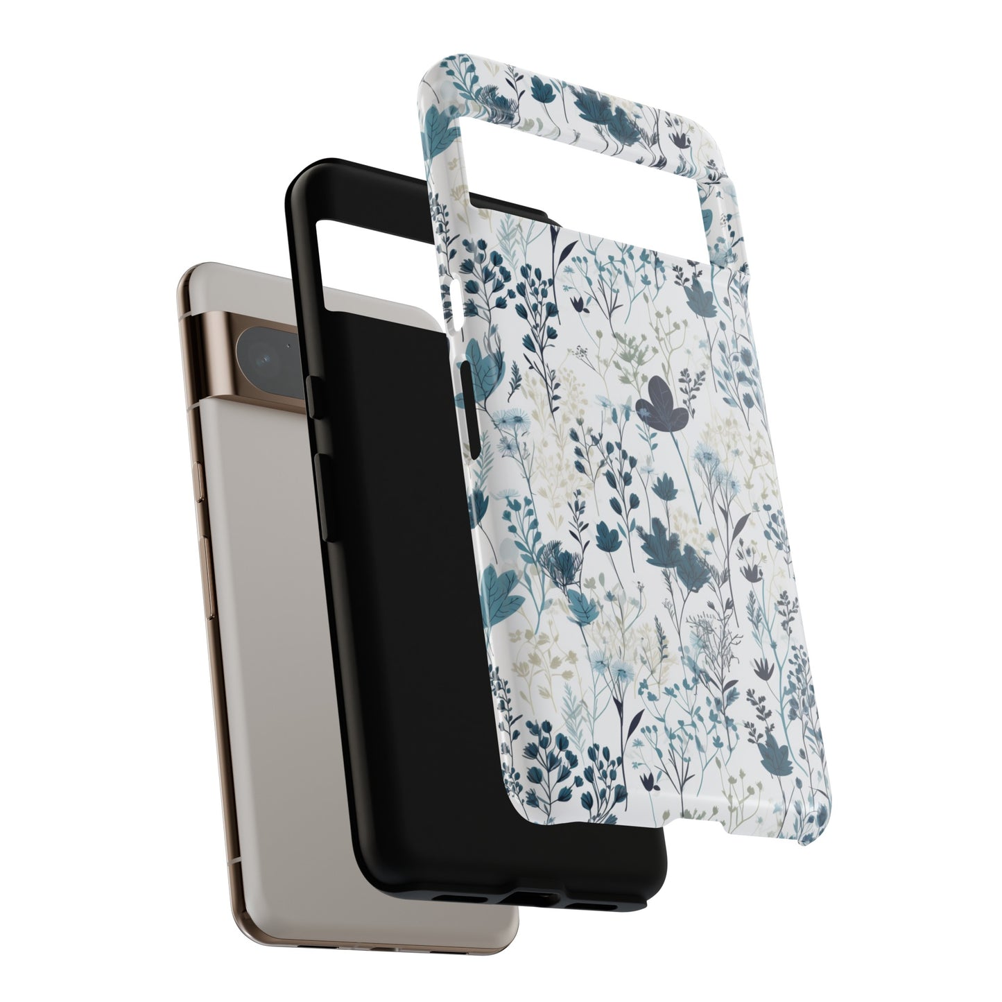 Serene Blue Wildflower - Phone Case