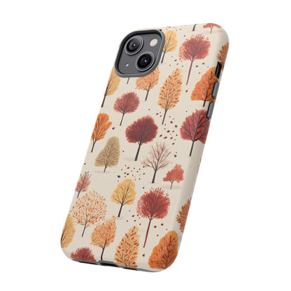 Gradient Grove: Autumn's Diverse Palette - Tough Phone Case