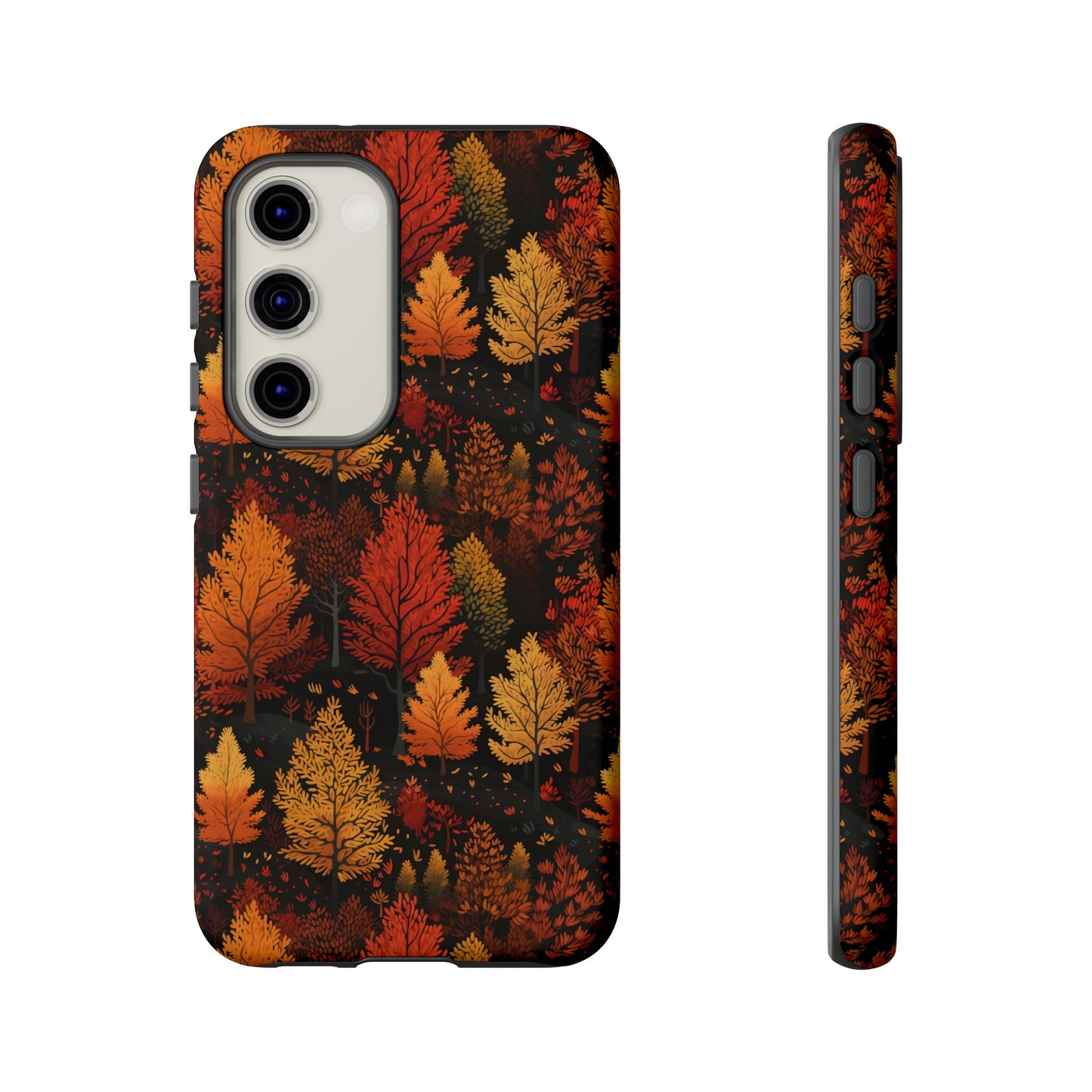 Bronzed Forest: A Chromatic Landscape - Tough Phone Case