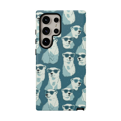 Chillin' Polar Bears Tough Phone Case