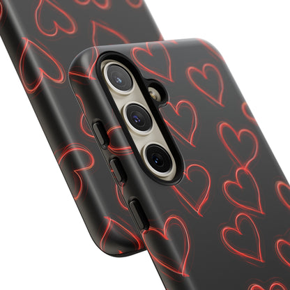 Neon Heartbeat - Phone Case