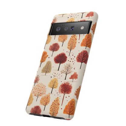 Gradient Grove: Autumn's Diverse Palette - Tough Phone Case