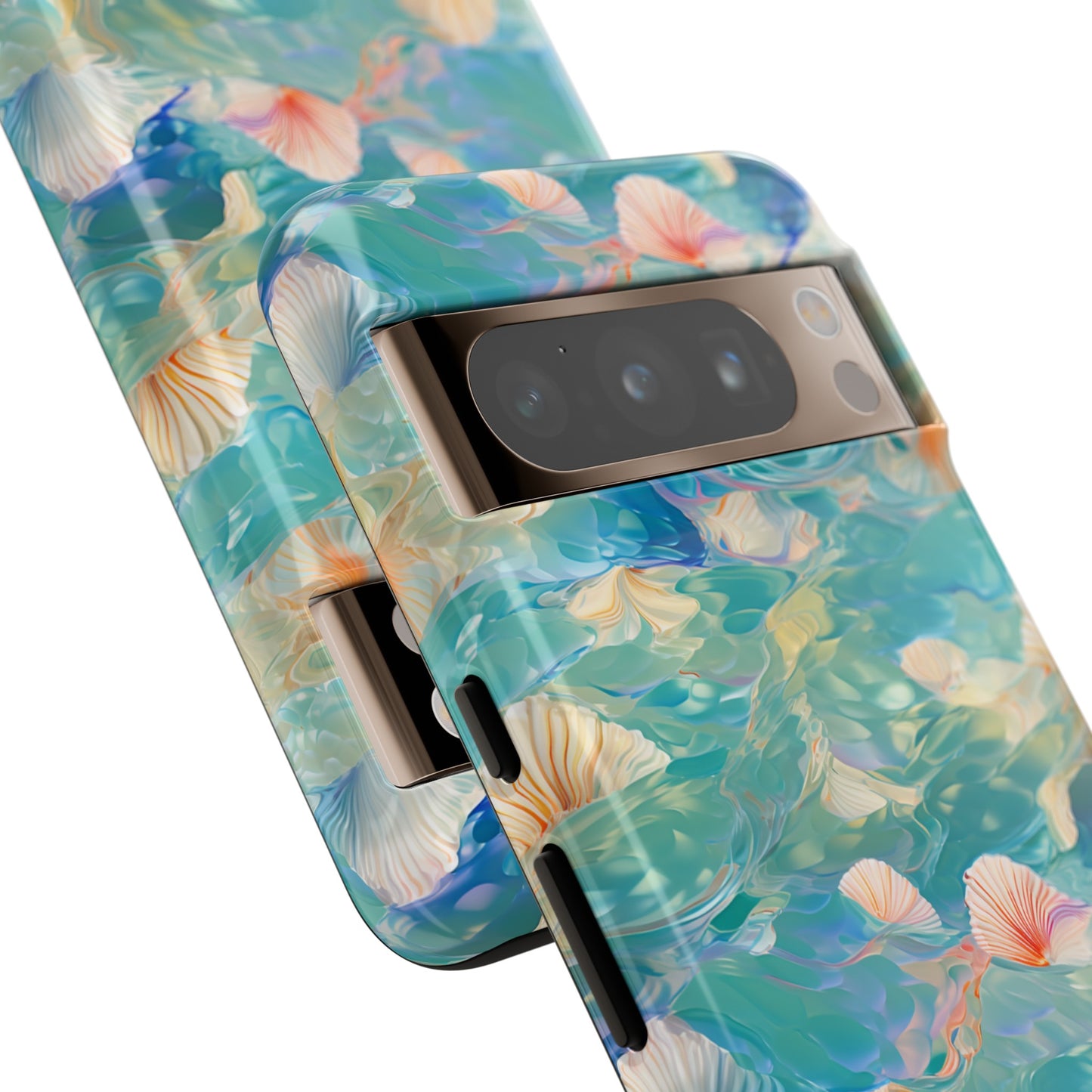 Watercolour Seashell Wonders - Protective Tough Phone Case