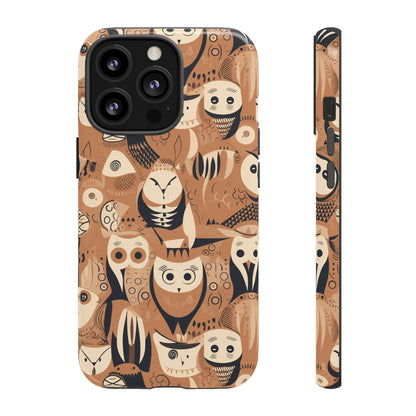 Abstract Owl - Phone Case