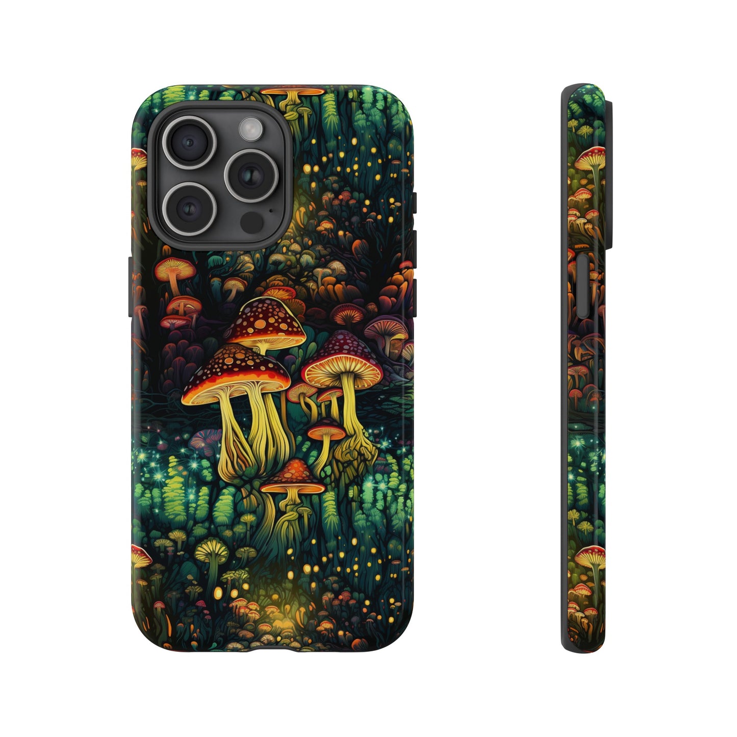 Neon Hallucinations: An Illuminated Autumn Spectacle - Tough Phone Case