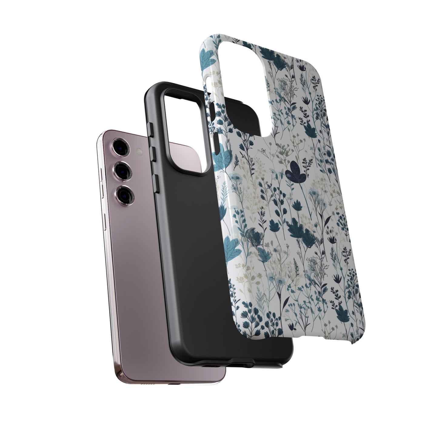 Serene Blue Wildflower - Phone Case