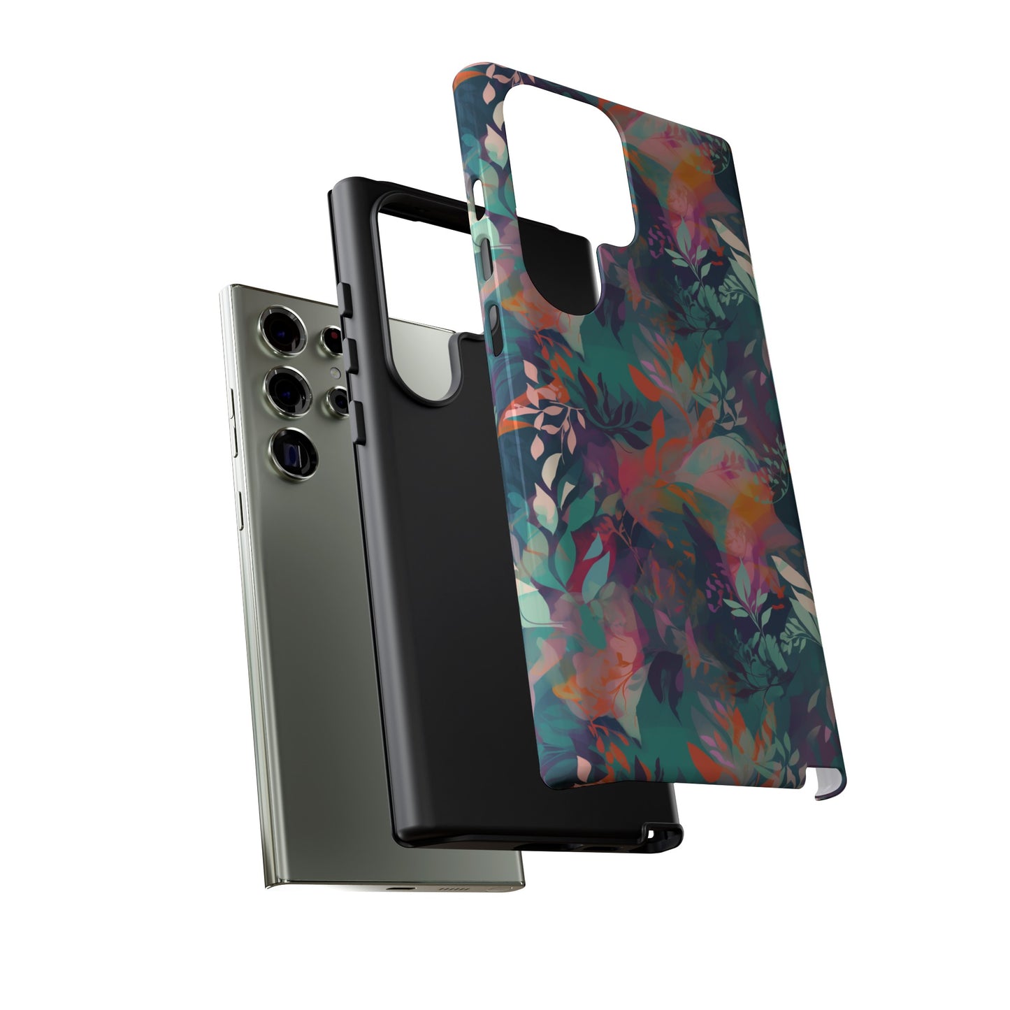 Botanical Bliss - Stylized Abstract Flower Design Tough Phone Case