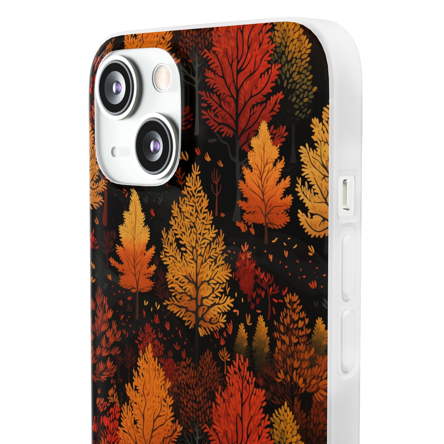 Bronzed Forest: A Chromatic Landscape - Flexible Phone Case