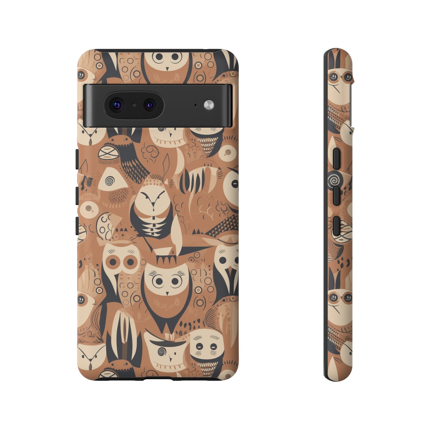 Abstract Owl - Phone Case