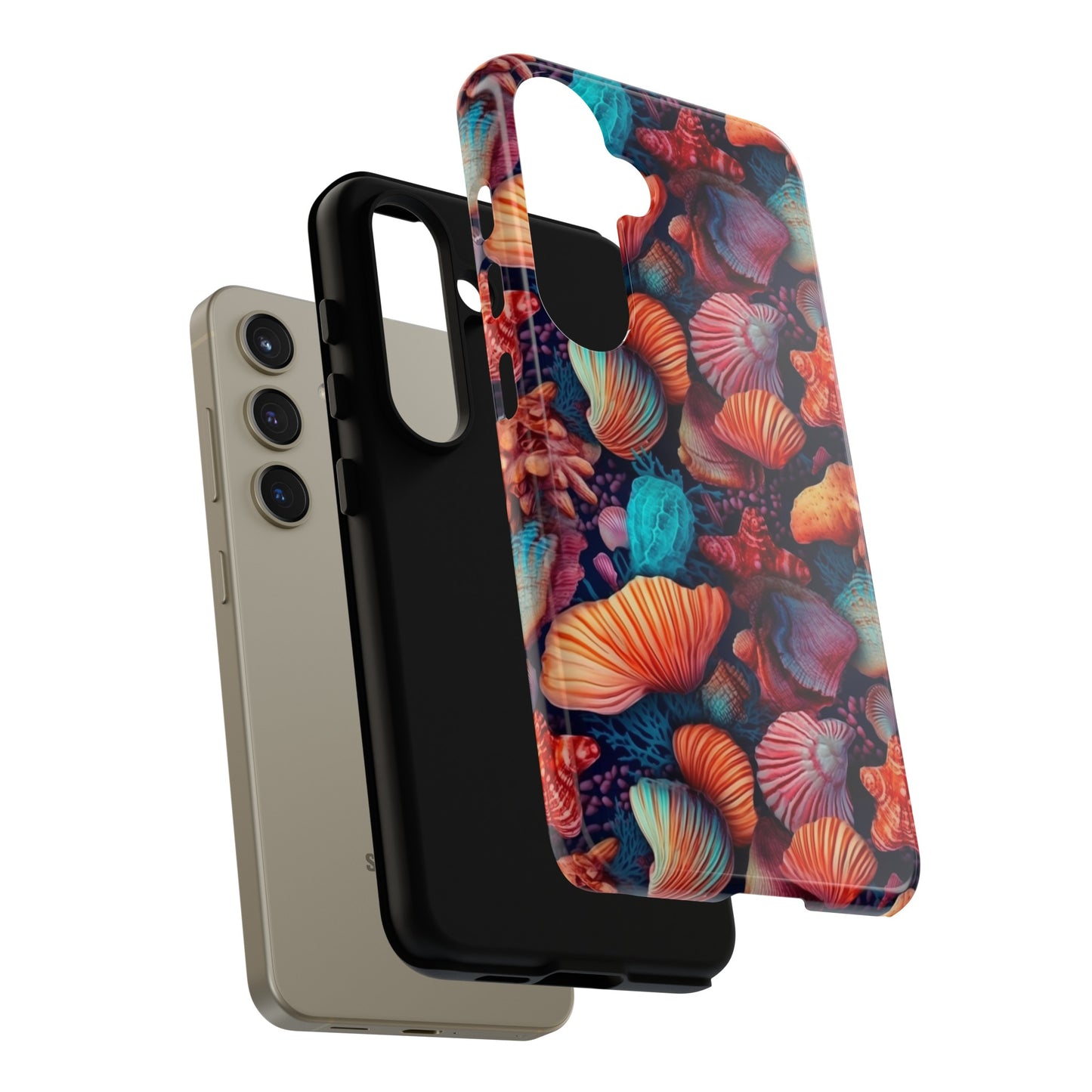 Vibrant Shallow Seascape Tough Phone Case