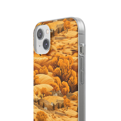 Rural Rhapsody: Early Autumn Farm Tales - Flexible Phone Case