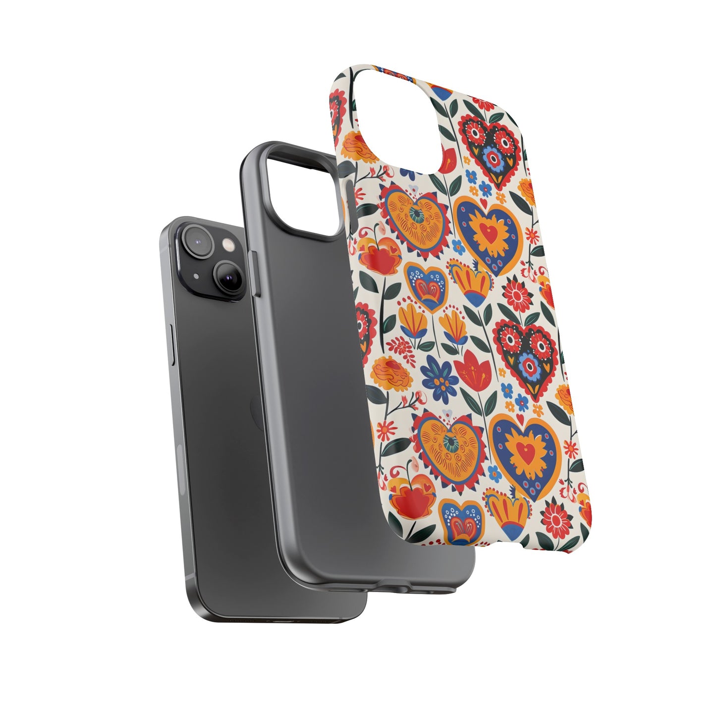 Whimsical Hearts - Phone Case