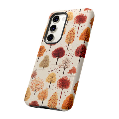 Gradient Grove: Autumn's Diverse Palette - Tough Phone Case