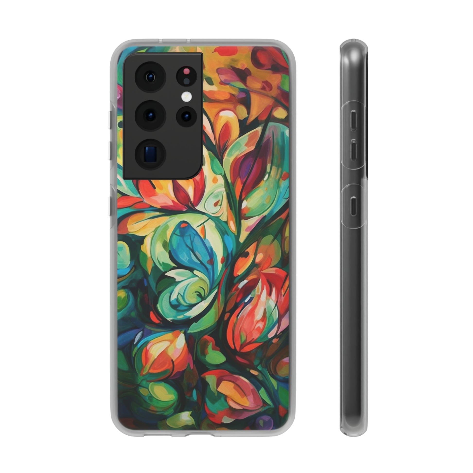 Spring Flourish Phone Case - Artistic Floral Elegance - Spring Collection - Flexi Cases Phone Case Pattern Symphony   