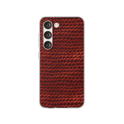 Autumn Yarn Chronicles - Warmth and Tradition in a Flexible Phone Case