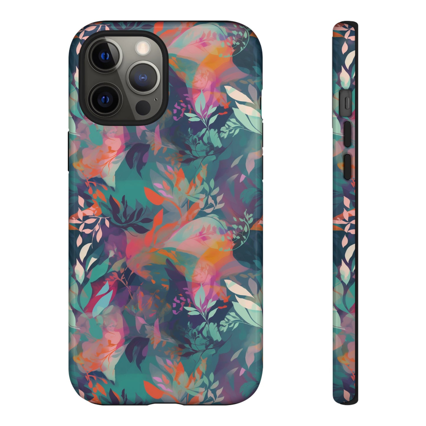 Botanical Bliss - Stylized Abstract Flower Design Tough Phone Case