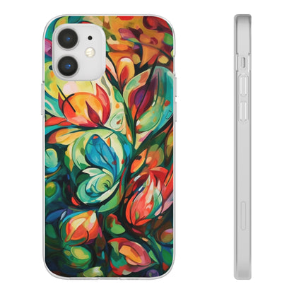 Spring Flourish Phone Case - Artistic Floral Elegance - Spring Collection - Flexi Cases Phone Case Pattern Symphony   