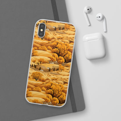 Rural Rhapsody: Early Autumn Farm Tales - Flexible Phone Case