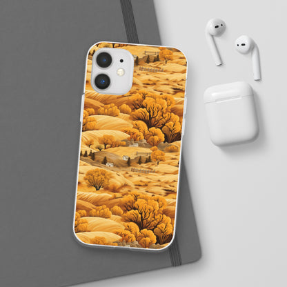 Rural Rhapsody: Early Autumn Farm Tales - Flexible Phone Case