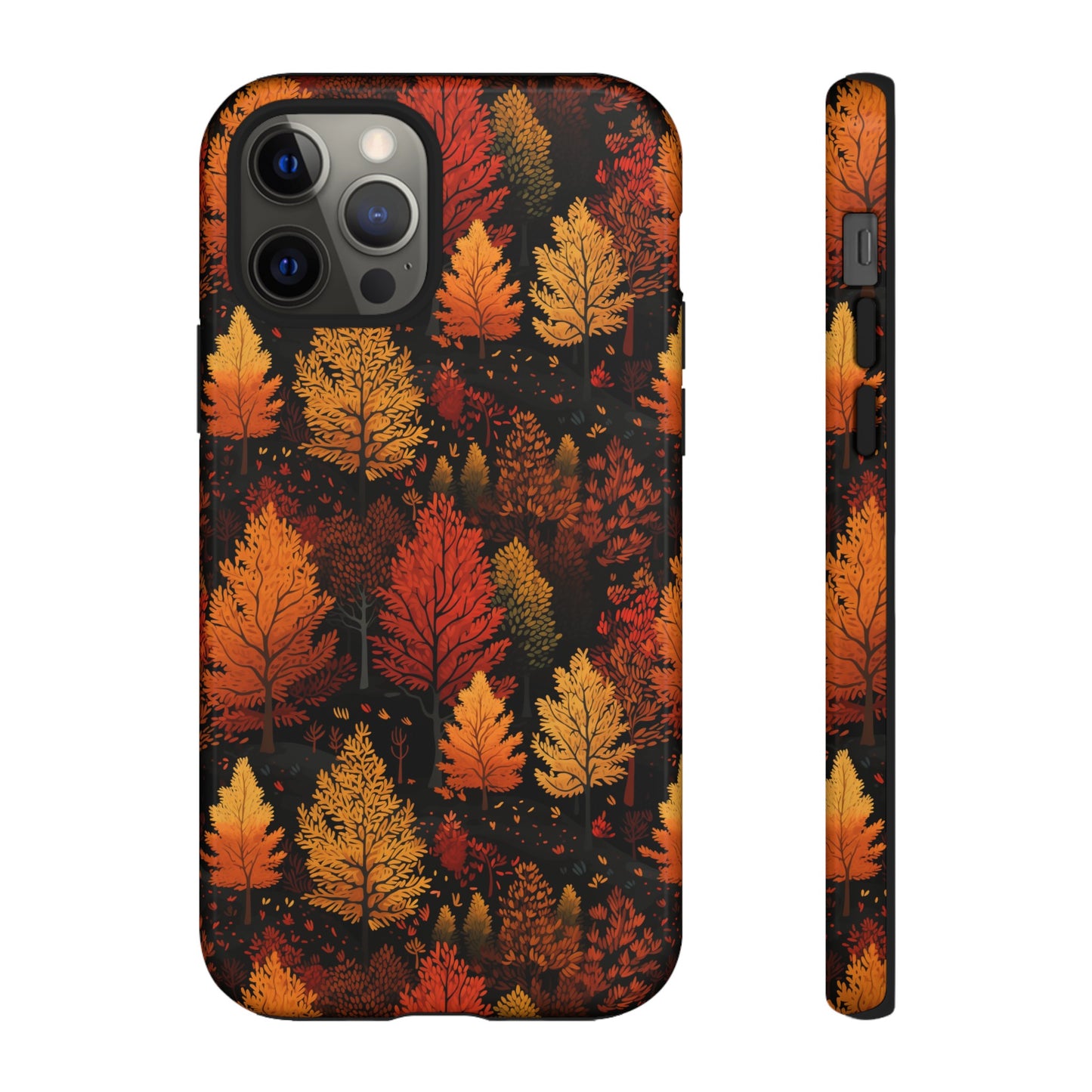 Bronzed Forest: A Chromatic Landscape - Tough Phone Case