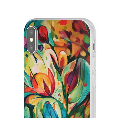 Spring Flourish Phone Case - Artistic Floral Elegance - Spring Collection - Flexi Cases Phone Case Pattern Symphony   