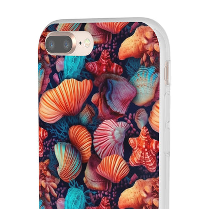 Vibrant Shallow Seascape - Flexible Phone Case Phone Case Pattern Symphony   