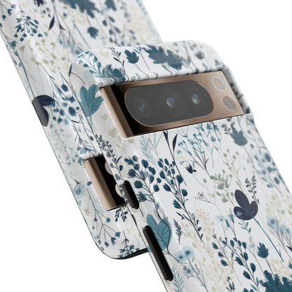 Serene Blue Wildflower - Phone Case