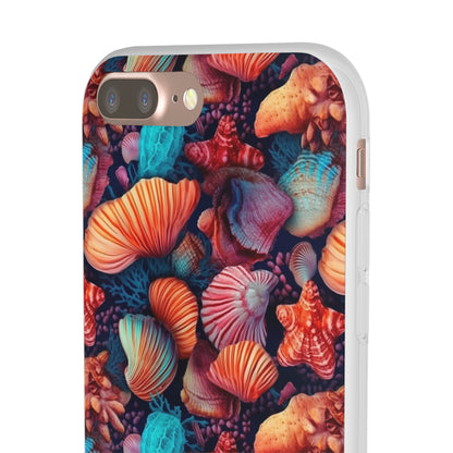 Vibrant Shallow Seascape - Flexible Phone Case Phone Case Pattern Symphony   