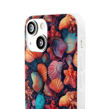 Vibrant Shallow Seascape - Flexible Phone Case Phone Case Pattern Symphony   